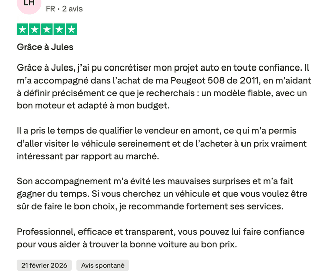 Témoignage client 25